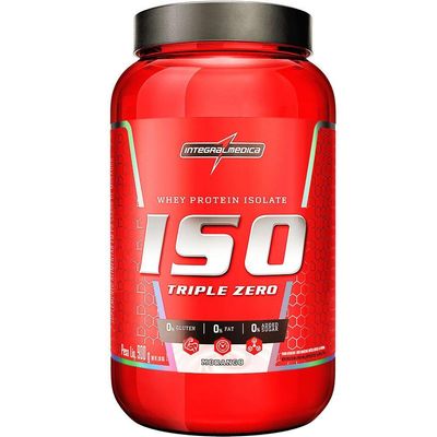 Whey Protein Integralmedica Iso Triple Zero 900g Pote Morango