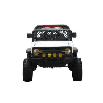 Jipe Elétrico Infantil Bang Toys N6 Com Controle Remoto Branco 12v