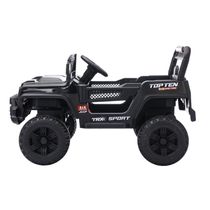Jipe Elétrico Infantil Bang Toys N6 Com Controle Remoto Preto 12v