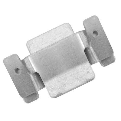 01 Par Conector De Encaixe Para Móveis Compátivel Sofá Cabeceira Painel Galvanizado - Abmaza