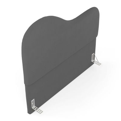 Cabeceira Orgânica Cama Box King Size Sea 195cm Com Frame Suede Cinza - Abmaza