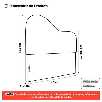 Cabeceira Orgânica Cama Box Casal Padrão Sea 140cm Com Frame Suede Bege - Abmaza