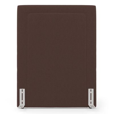 Cabeceira Cama Box Solteiro Alba 90cm Com Frame Bouclé Marrom - Abmaza