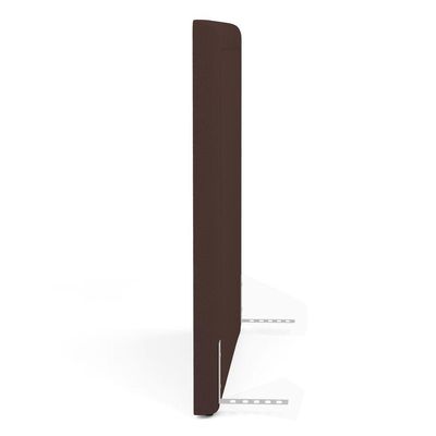 Cabeceira Cama Box King Size Alba 195cm Com Frame Bouclé Marrom - Abmaza