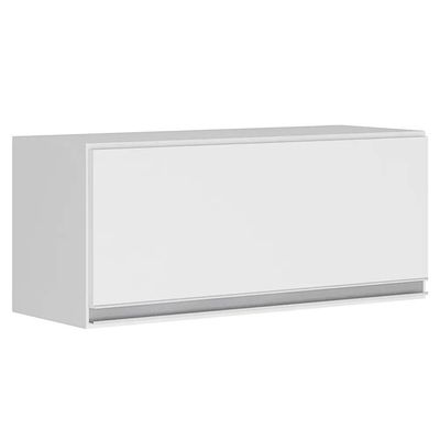 Cozinha Planejada Lux 3 Peças 100%mdf Balcão Gabinete Sem Tampo 119cm 3 Gavetas Branco - Abmaza