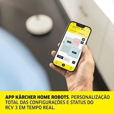 Robô Aspirador De Pó Kärcher RCV 3 - Bivolt