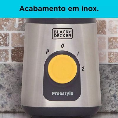 Liquidificador E Processador Pessoal Freestyle Em Inox 110V
