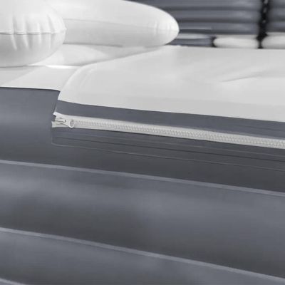 Banheira Ofurô Inflável Adulto Dobrável 120l Com Bomba Elétrica Bivolt Vg Plus Cinza