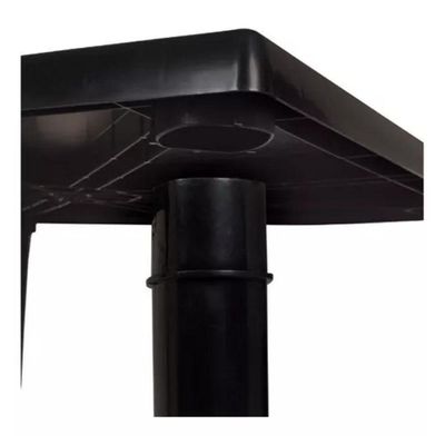 Mesa Plástica Quadrada Demontável Mor Cor Preto