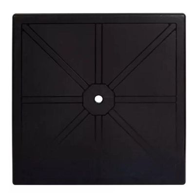 Mesa Plástica Quadrada Demontável Mor Cor Preto
