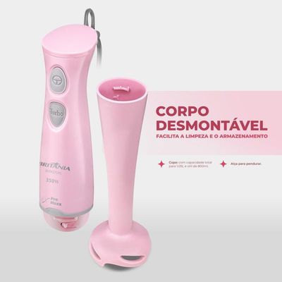 Mixer Rosa Britânia BMX370RS 350W 110V
