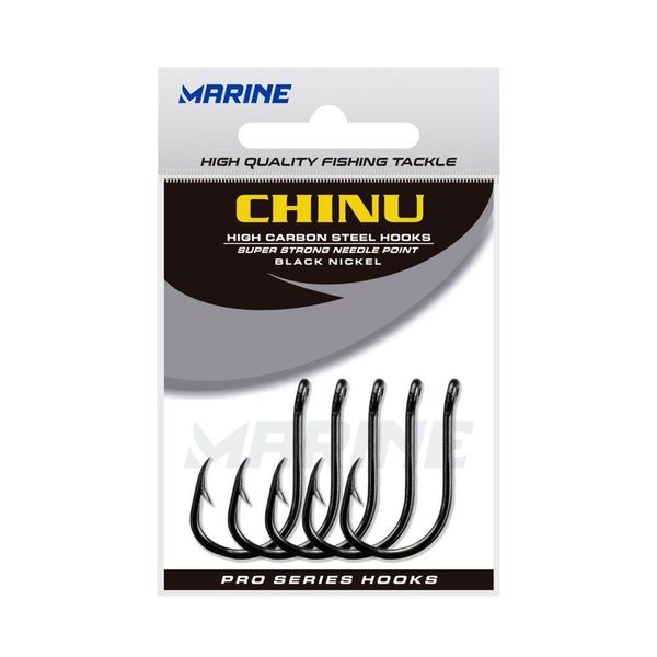 Anzol Marine Sports Chinu Black Preto Tamanho N6