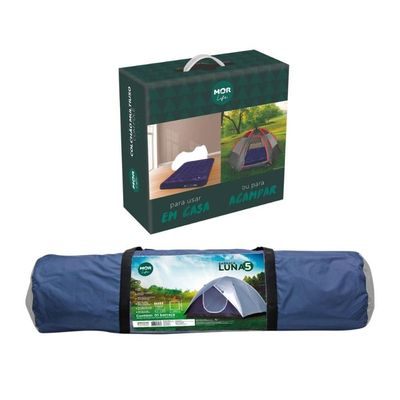 Barraca Iglu Luna 5 Lugares E Colchão Casal Mor