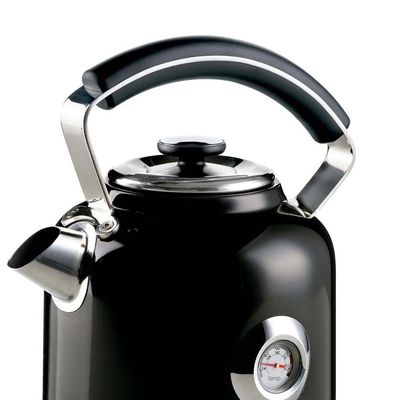 Chaleira Elétrica Ariete Moderna Preta 1,7L 1500W Automática Ferve Água Rápido 220V