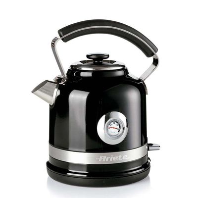 Chaleira Elétrica Ariete Moderna Preta 1,7L 1500W Automática Ferve Água Rápido 220V
