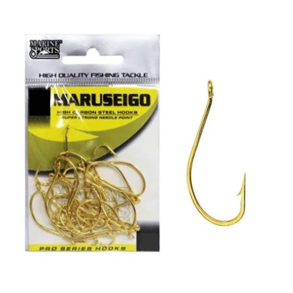 Anzol Marine Sports Maruseigo Gold Dourado Tamanho N16