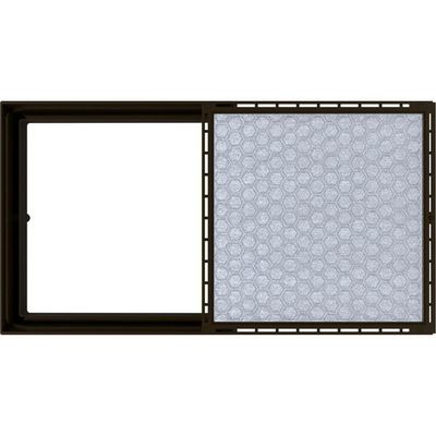 Alçapão Tampa Casa Maquina Piscina 120x120 Gaveta Deslizante Marrom