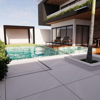 Alçapão Tampa Casa Maquina Piscina 120x120 Gaveta Deslizante Marrom