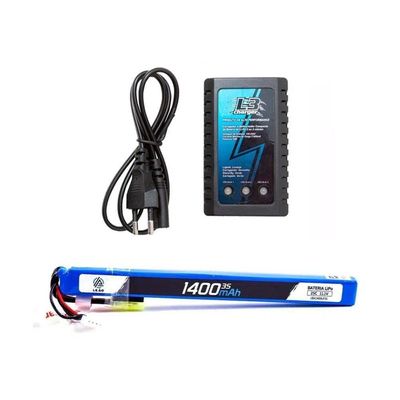 Bateria Lipo Ultra 1400mah - 25c-50c + Carregador