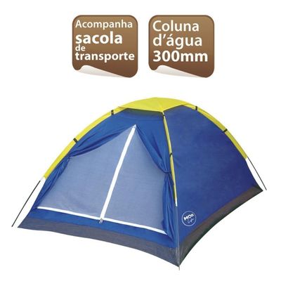 Barraca Iglu 4 Pessoas Camping Acampamento Colchão Casal Mor