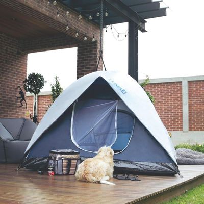 Barraca Luna 4 Pessoas Acampamento Colchão Casal Mor