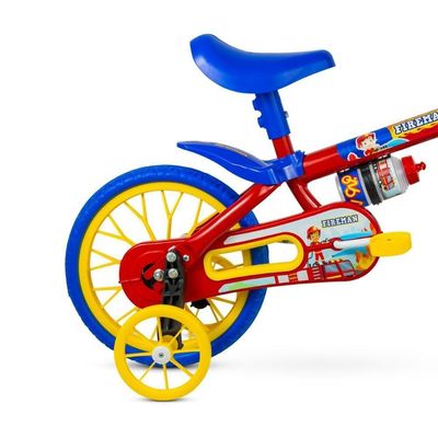 Bicicleta Infantil Criança Aro 12 Fire Man Nathor