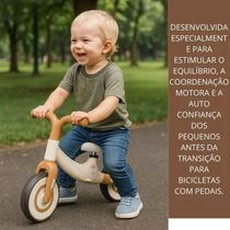 Bicicleta De Equilíbrio Infantil Sem Pedal Marrom