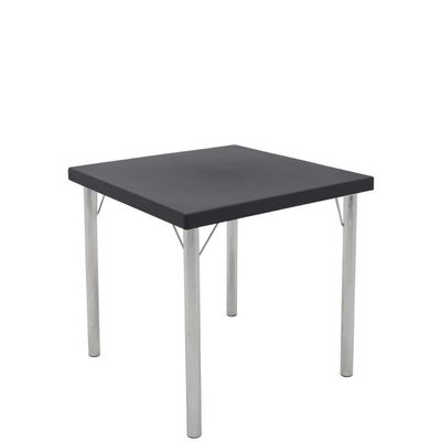 Mesa Geo Tramontina Beta Quadrada Suma Grafite Base Alumínio