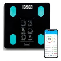 Balança Digital Bioimpedância 180kgs Aplicativo Bluetooth