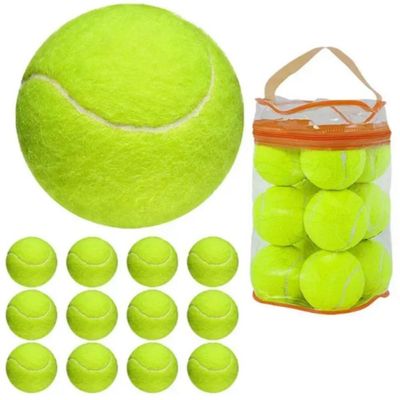 Bola De Tenis Championship Bolsa 12 Bolinhas Verde Kit Mala Treino Werkon