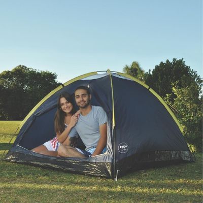 Barraca Camping Iglu Impermeável Colchão Casal 2 Pessoas Mor
