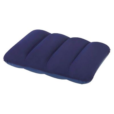 Colchão Solteiro Inflável + Bomba De Ar + Travesseiro Vg Plus