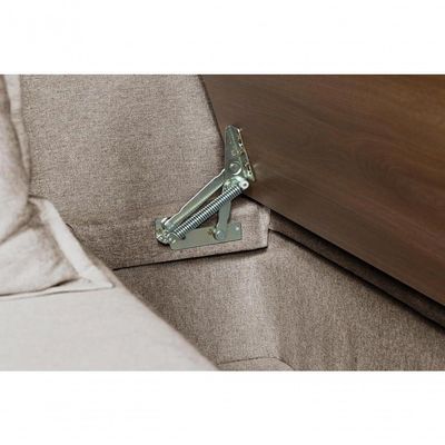 Sofá Cama Retrátil Panamá Chenile Luxo Aveludado Premium Capuccino 204