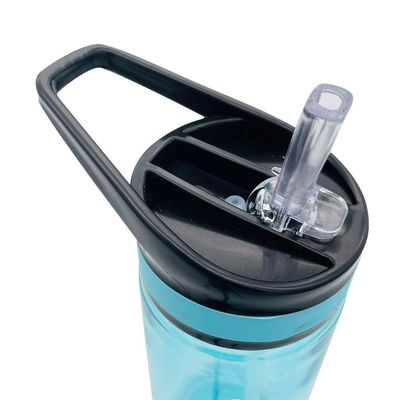 Garrafa Squeeze Aerobic Plástico Com Bico 900ml Academia Vg+ Azul