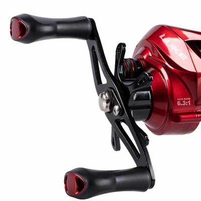 Carretilha Para Pesca Maruri Luke Red 5r Lado Da Manivela Direita