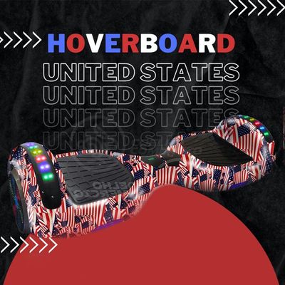 Esporte Skate Elétrico Adesivo America - Usa Nº12