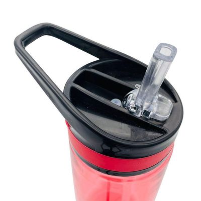 Garrafa Squeeze Aerobic Plástico Com Bico 900ml Academia Vg+ Vermelho