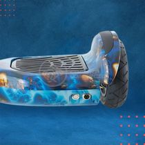 Infantil Skate Elétrico Led Azul Oceano