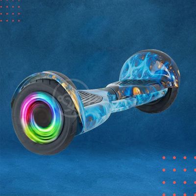 Infantil Skate Elétrico Led Azul Oceano