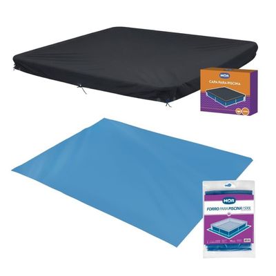 Capa E Forro Para Piscina 1500 E 2000 Litros Mor