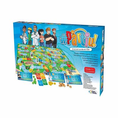 Jogo De Tabuleiro A Incrível Corrida Da Vida - 136 Peças