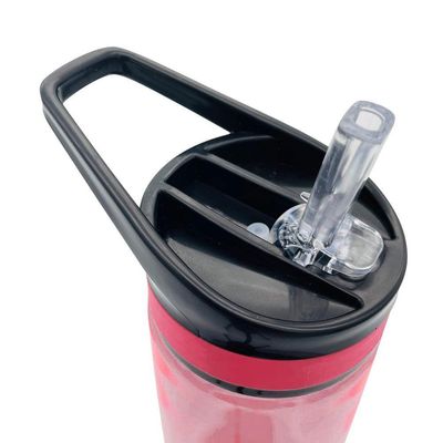Garrafa Squeeze Aerobic Plástico Com Bico 900ml Academia Vg+ Rosa