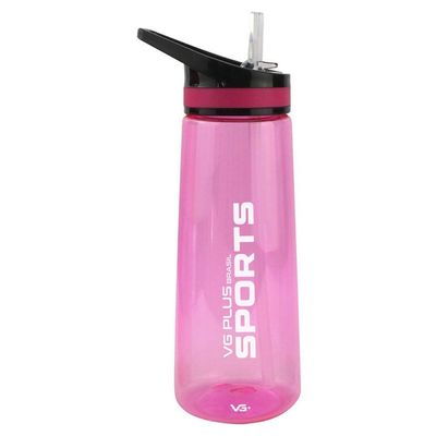 Garrafa Squeeze Aerobic Plástico Com Bico 900ml Academia Vg+ Rosa
