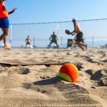 Kit Com 10 Bolas Para Beach Tennis Vg Plus