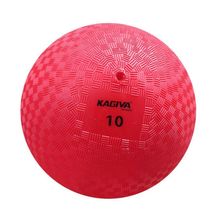 Kit 06 Bola De Iniciação Kagiva N°10 De Borracha Azul+vermelho