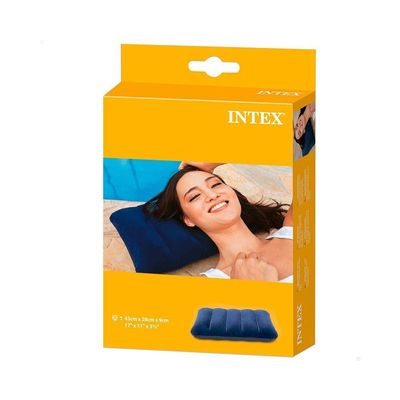 Kit 5 Travesseiros Inflável Intex Camping Viagem Cama Colchão Praia