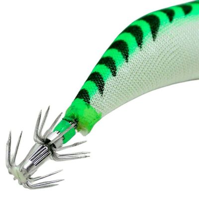 Kit 6 Isca Anzóis De Pesca Artificial Verde Zangarilho 12cm