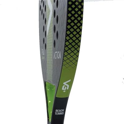 Kit Com 2 Raquetes De Beach Tennis Classic Full Carbon Verde Vg Plus