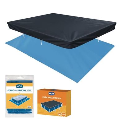 Capa E Forro Para Piscina 3700 Litros Mor