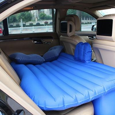 Colchão Cama Inflável Para Carro Com Bomba Elétrica 12v Vg Plus Azul